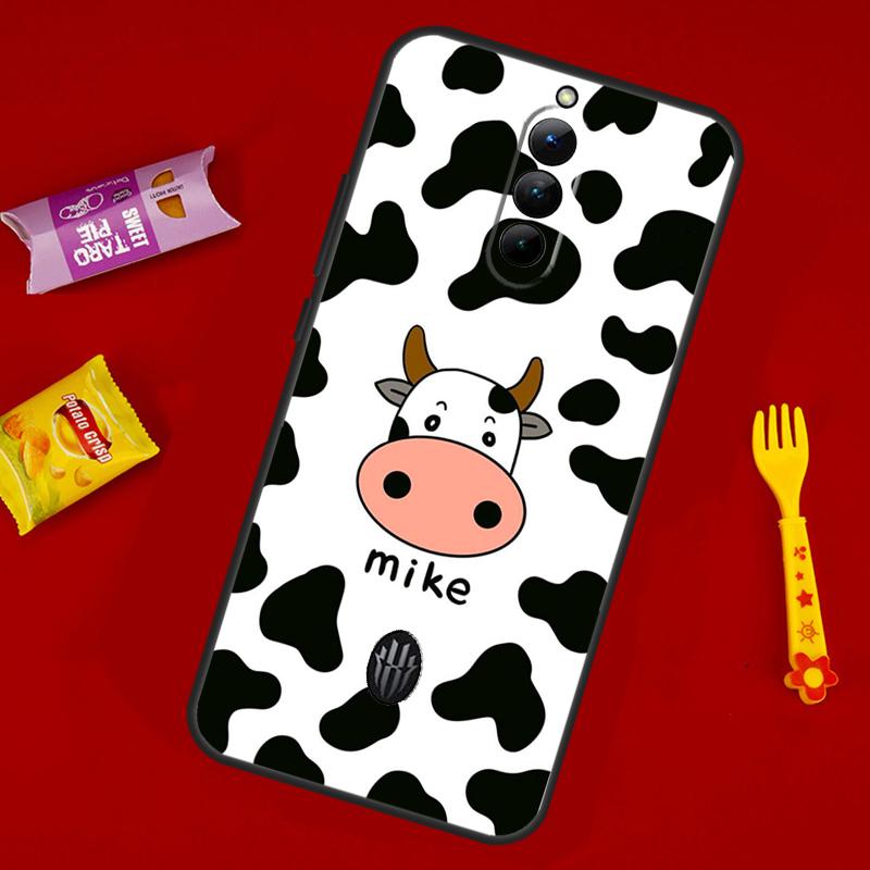 Dairy Cattle Cow Speckle Case For ZTE Nubia Red Magic 10 Air 6 6S 7S For Red Magic 11 10 9 8 8S 9S 10S Pro Plus Cover