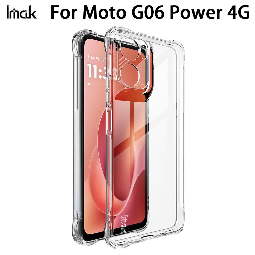 For Moto G06 Power 4G China Phone Case IMAK Shock-resistant Soft Case
