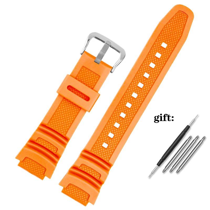 Gummiarmband für Casio AE-1200WH AQ-S810W MRW-200H W218H SGW-300/400 für Casio AE-1000W Uhrenzubehör Band 18mm