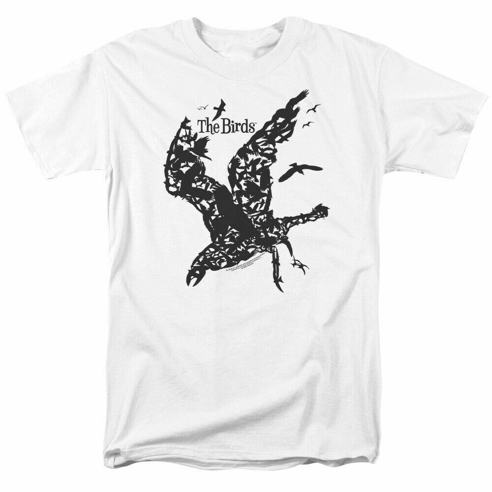 The Birds Title T Shirt Mens Licensed Classic Movie Tee Orson Welles White S