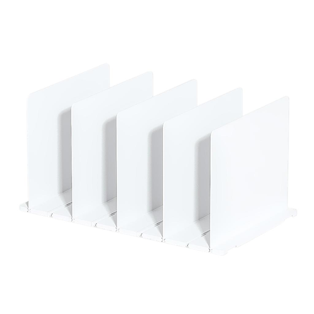Shelf Dividers 3 Inserts White Maximizes Closet Vertical Space Shelf Separator for Closet Organization