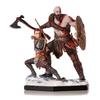 Kratos and Atreus Model God Of War Ragnarok Figuras Game Action Figure Toys Anime Collectible Figurine Doll Display Gift