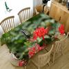Rustic Tablecloth Home Flower Rectangular Fabric Bedroom Home Kitchen Retro Printing Coffee Table Anti -Fouling Tablecloth