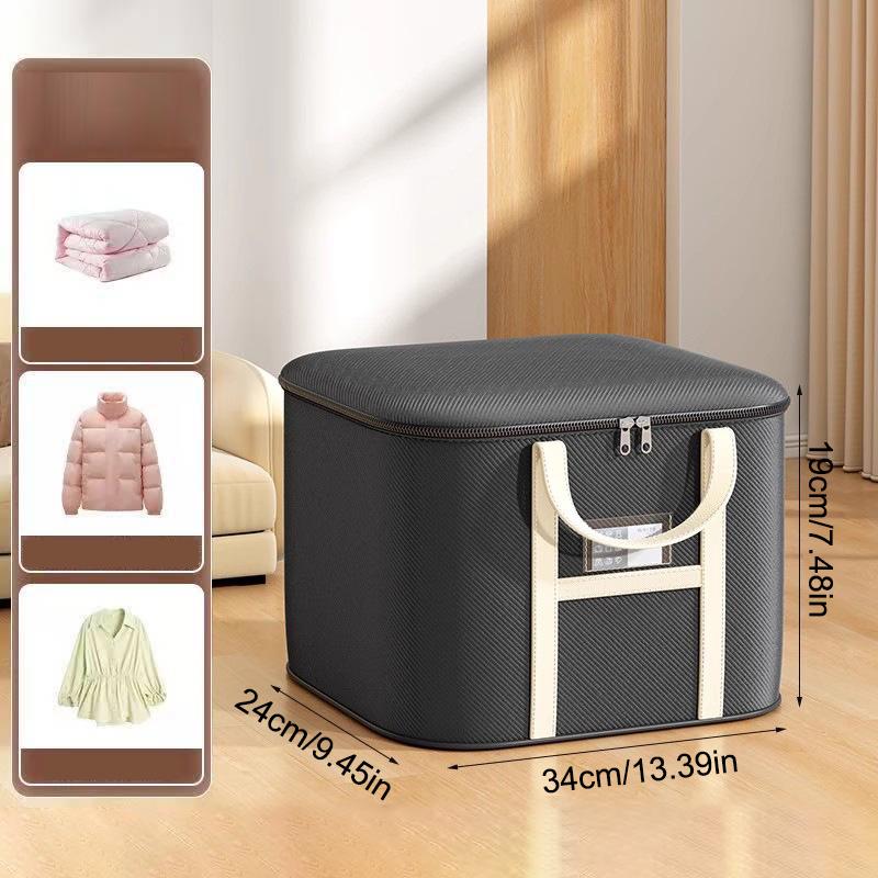 Storage Bags For Clothes Collapsible Organizers For Blankets Bedding Clothes Large Zip Bags With Handles S 659₽