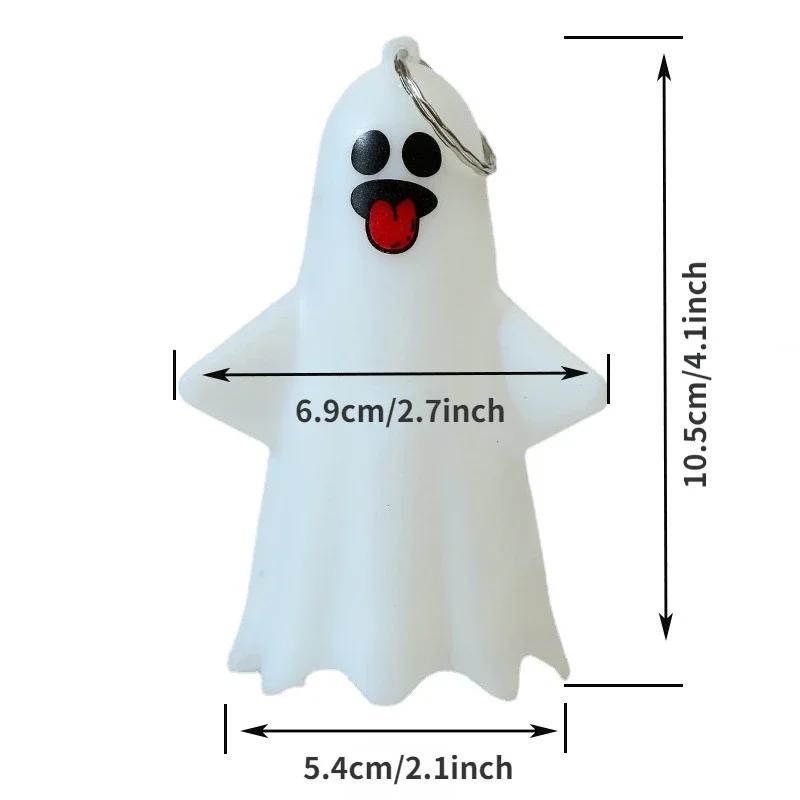 Halloween Ghost LED Light Hanging Ornament Ghost Lamp Pendant Home Table Decoration For Halloween Party Trick Or Treat Supplies