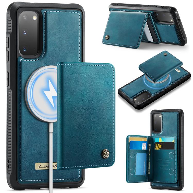 CaseMe Me80 Magnetic RFID Wallet Phone Case For Samsung Galaxy S24 FE 5G, Detachable Multi Card Slot Kickstand Anti-Theft Cover