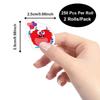 Irregular Shape Cartoon Animals & Insects Stickers (500/Set, 2 Styles) with Adhesive Backing 