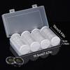 60Pcs Clear Coin Capsule Holder Case 17/38mm Transparent Coin Cases Commemorative Container Coin Storage Box Collection Supplies