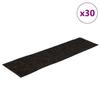 VidaXL Self-adhesive Stair Treads 30 Pieces 76 X 20 Cm Brown Rectangular 3365727
