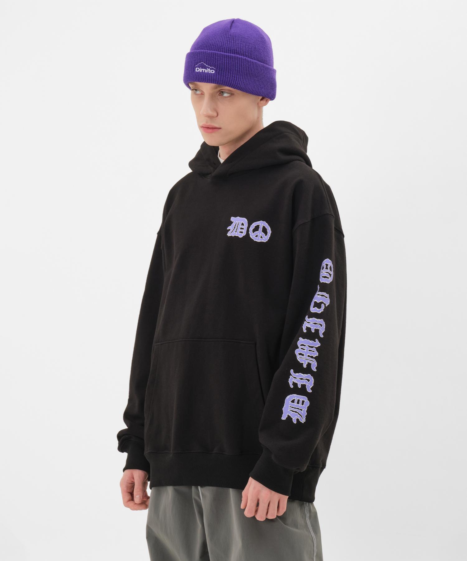 Dimito Peace Hoodie Black S