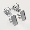 5pcs/Lot Square Rectangle Stainless Steel Thick Adjustable Ring Settings Blank Base Cabochon DIY Findings