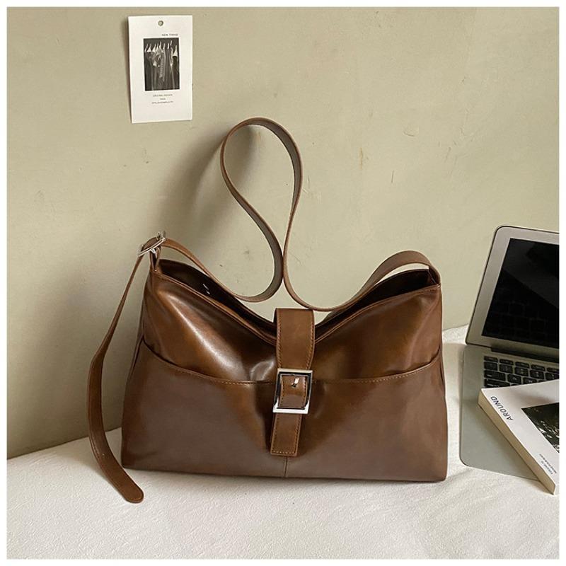 Retro Trend Underarm Bag Women's Autumn New Casual Shoulder Bag Fashionable High Value Tote Bag