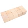 10Pcs Unfinished Wooden Blocks 4cm Smooth Durable Sturdy Uniform Size Small Wood Cubes for Crafts DIY Home Decor