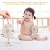 Plush Infant Car Seat Toy With Music Sounds Crib Mobile Hanging Toy For Soothing Baby Travel Bed Bell Cartoon Hanger