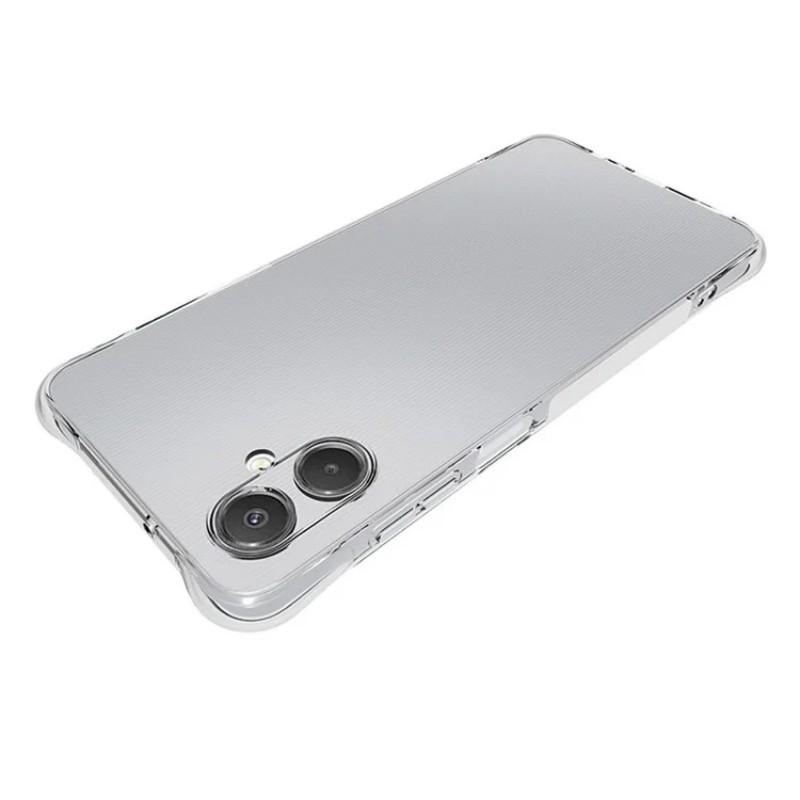 For Samsung Galaxy A06 5G Clear TPU Case WANLONFENG TM Series 2.0mm Phone Back Cover