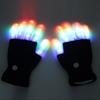 2 Pièces Rave Lumineux Coloré Gants Lumière Multifonction Flash Doigt Créatif LED Gant Lumineux Cadeau