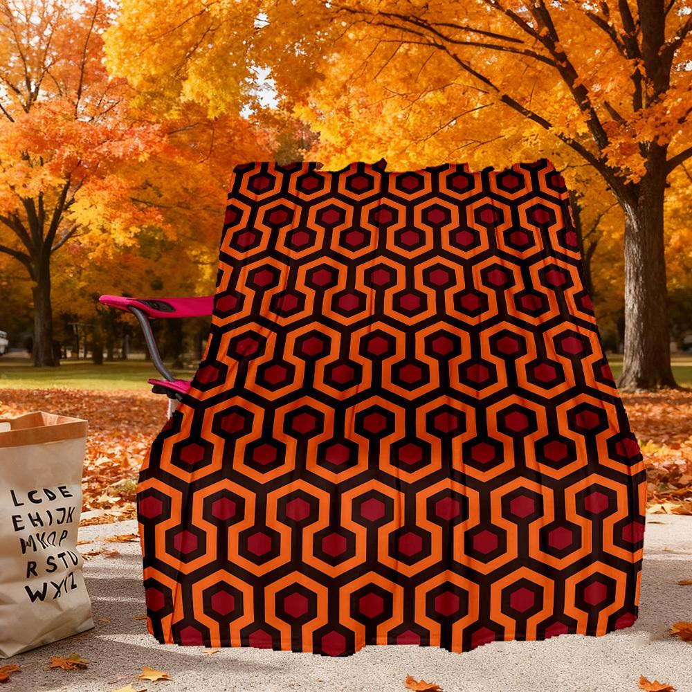 1pc The shining Outdoor Blanket - Throw Blanket, Soft , Flannel Blankets, Living Room, Travel, Camping c1209092