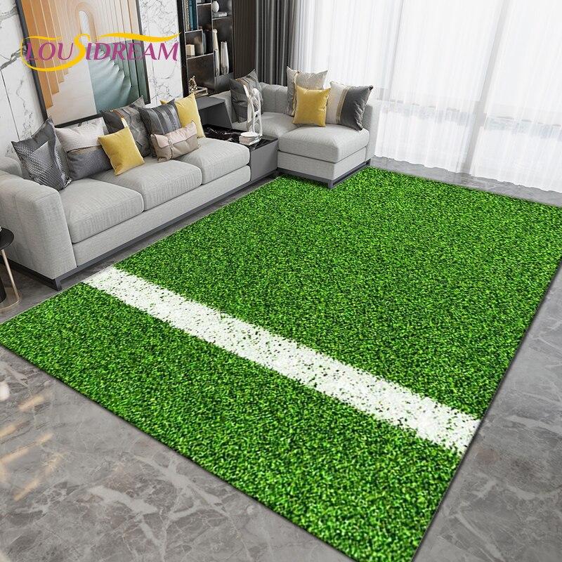 

3D мультяшний барвистий вогняний футбольний килимок, килимок для вітальні, спальні, дивана, кухонного килимка для ванної кімнати, нековзкий килимок для підлоги 40x60cm