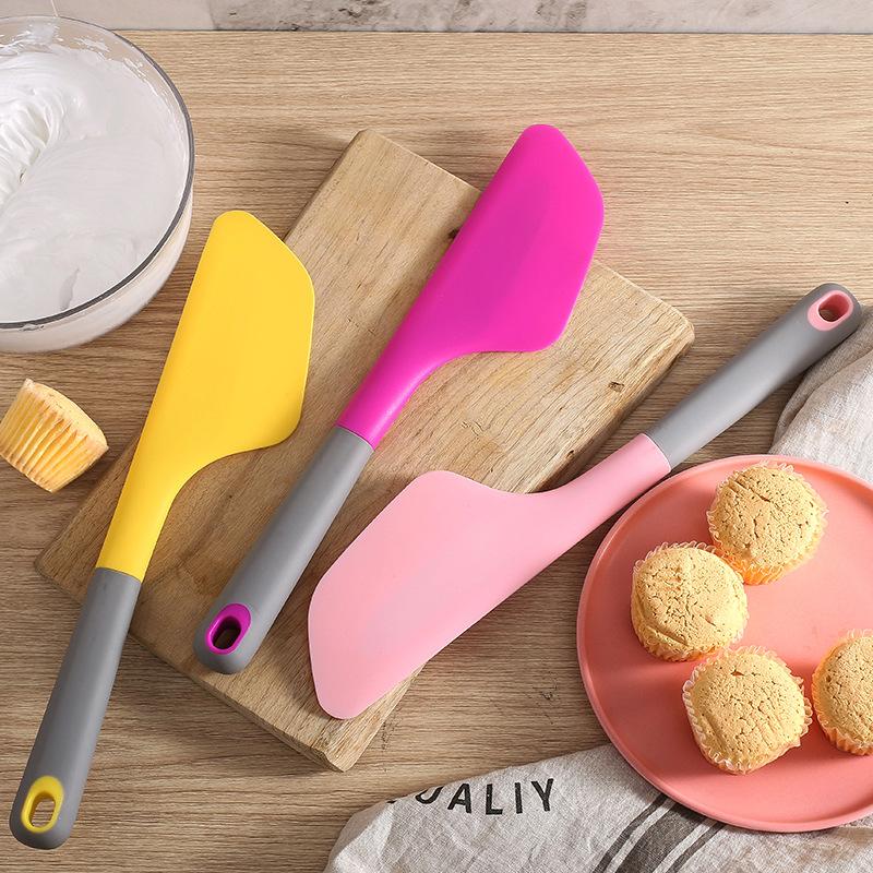 Large Baking Tools Silicone Spatula Cream Sauce Spatula Stirring Knife Kitchen Tool Supplies