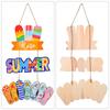 Vibrant Summer Wooden Decorative Hangings For Stylish Beach House Decor Ideas