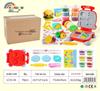 Wheat Clay Burger & Ice Cream Maker DIY Play-Doh Toy Set for Kids Ages 6+