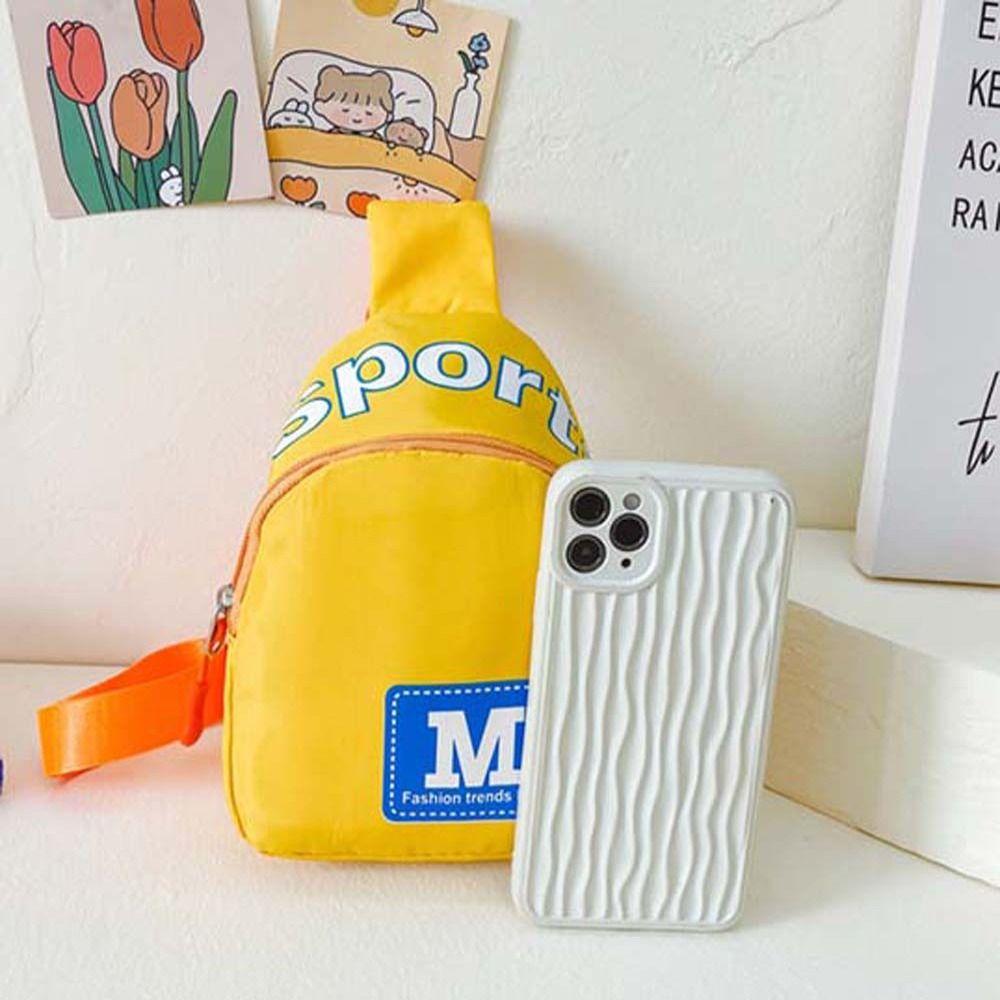 Koreansk Stil Barn Crossbody Veske Bokstav M Utendørs Reise Skulderveske Barn Brystveske Gutt/Jente