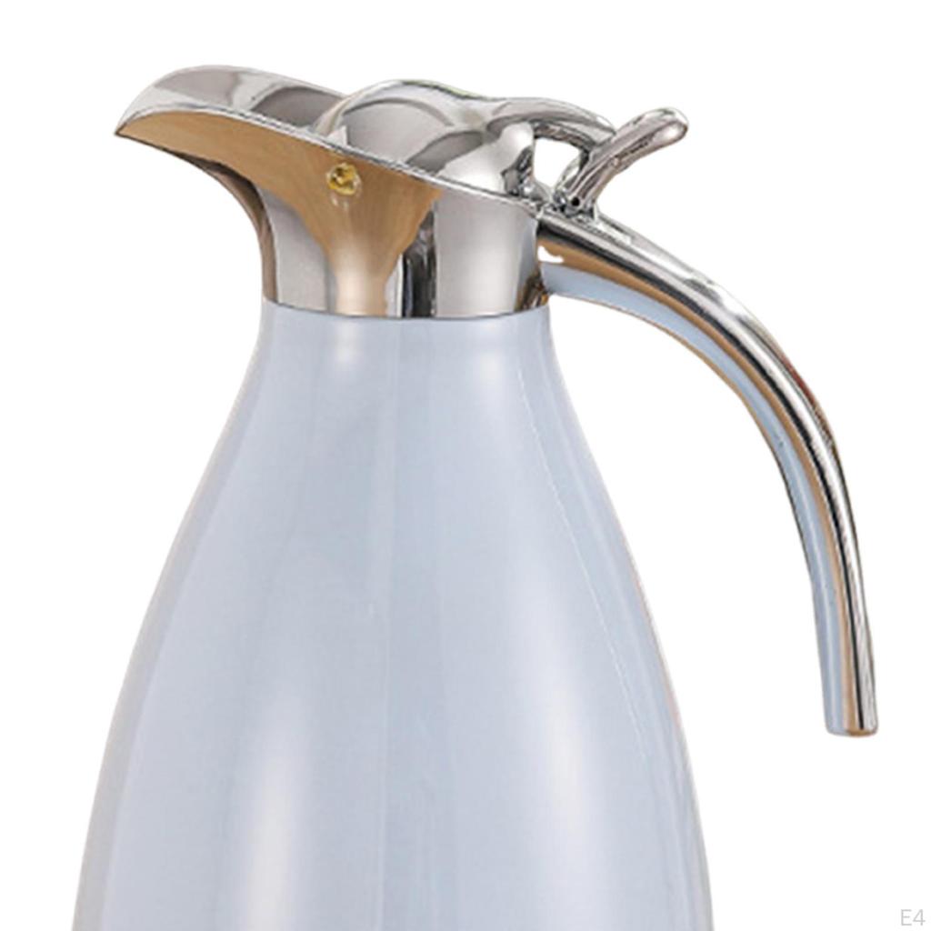 2.0 L Insulated Stainless Steel Coffee Carafe Double Walled 5.6x11.2inch Water Kettle for