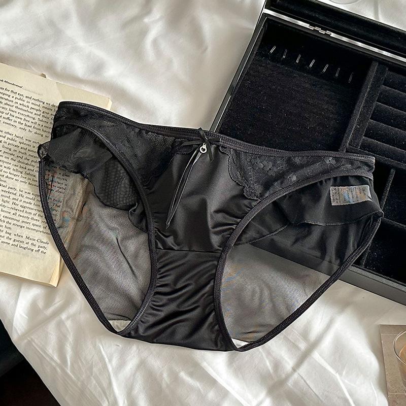 Жіноча мереживна сексуальна дихаюча шовкова внутрішня промежина середини талії бавовняна білизна