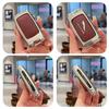 Jaguar XFL/XEL/F-Pace/XJL/F-Type/E-Pace High-End Leather Metal Key Case for Men & Women