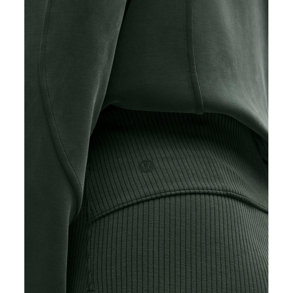 Lululemon Ribbed Softstreme Flared Pant  Regular Rainforest Green