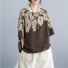 DIMANAF 2026 Plus Size New T-Shirt Women Print Loose Casual Casual Lady Tops Tees Shirts Oversize Summer