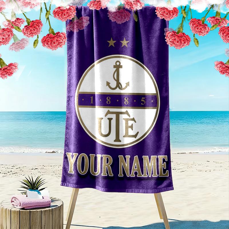 Custom Name Jpest Fc Print Beach Towel, Large Soft Quick Dry Towel for Beach Camping Swimming