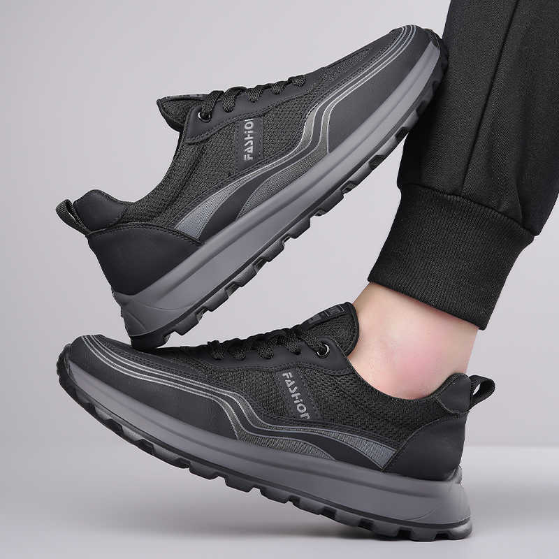 Fashion Autumn-spring With Ties Orange Shoes For Men Woven Trend Sports Original Brands Men's Sneakers Gifts Basket Hyperbeast