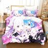 Comfortable Cartoon Pattern Duvet Cover Set With Duvet Cover And Pillowcases King Queen Twin Sizes For Boys Girls And Kids