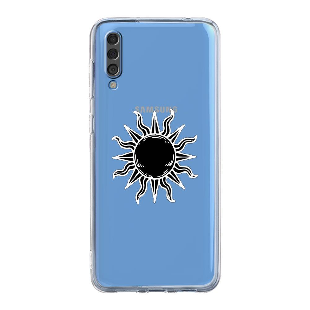 Funny Sun Moon Angel Eyes Phone Case For Samsung Galaxy A12 A32 4G A50 A70 A20E A20S A10S A22 A30 A40 A52 A72 5G A02S A04S Cover