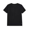 Li-Ning Fashionable Simple Versatile Solid Color Letter Logo Casual Breathable Comfortable Sports Short Sleeve T-Shirt Unisex Tops Black ATSV651-1