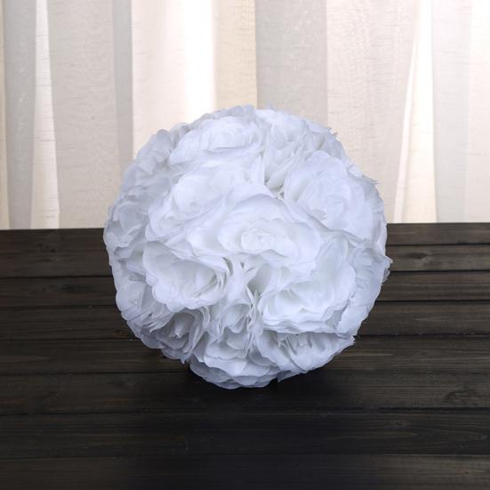7inch Artificial Rose Silk Flower Kissing Ball Wedding Party Mall DIY Decoration