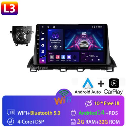 For Mazda 3 Axela 2013 - 2018 2 Din Android Car Stereo GPS WIFI FM Navigation Multimedia Video Player Head Unit Autoradio Radio