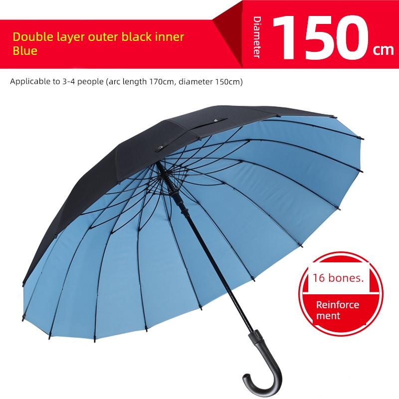 Bardzo Duży Pogrubiony Mocny Specjalny Dwupiętrowy Parasol Męski