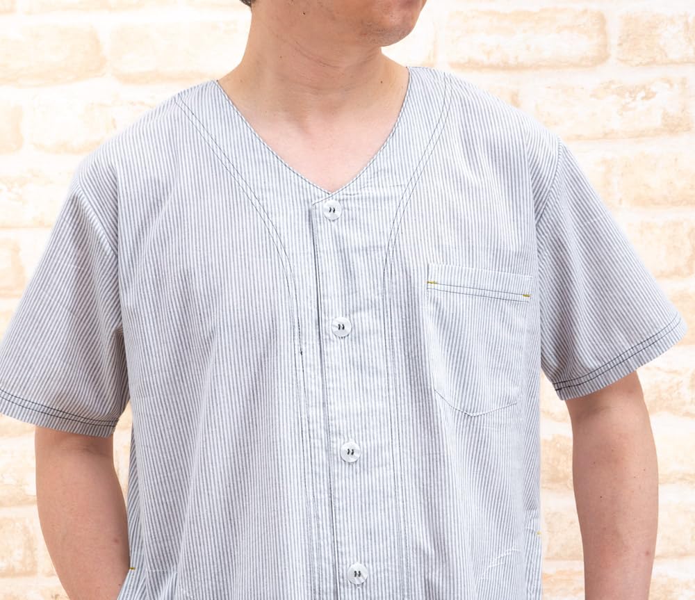 Eye Summer Pajama Short Open Made of Smooth and Cool Soccer Sizes 23040 K's Men's Sleeper, Sleeve, Front, Skin-Friendly 100% Cotton, Fabric, One-Piece