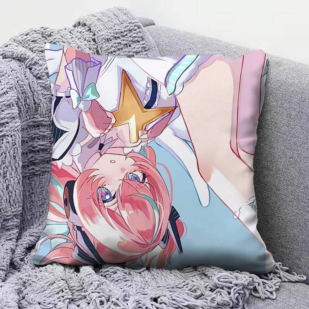 nangong yu Aria Sunna ZZZ zenless zone zero Pillow Covers Home Sofa Cushion Covers and Aecorative Custom