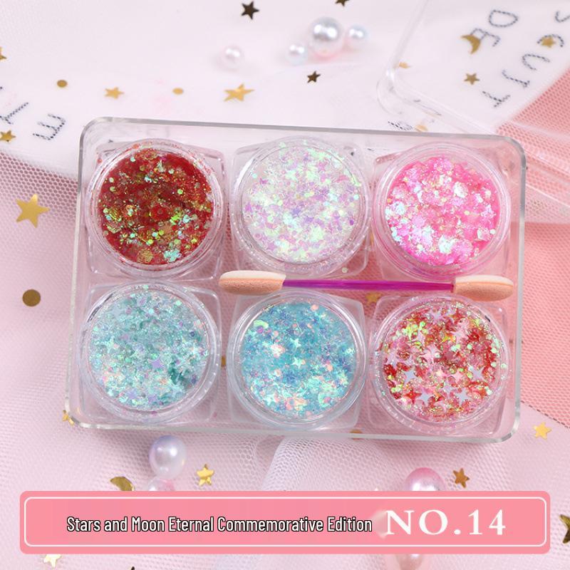 Fairy Sparkle Glitter Eyeshadow Stickers - Shimmer Makeup for Christmas & Children's Day