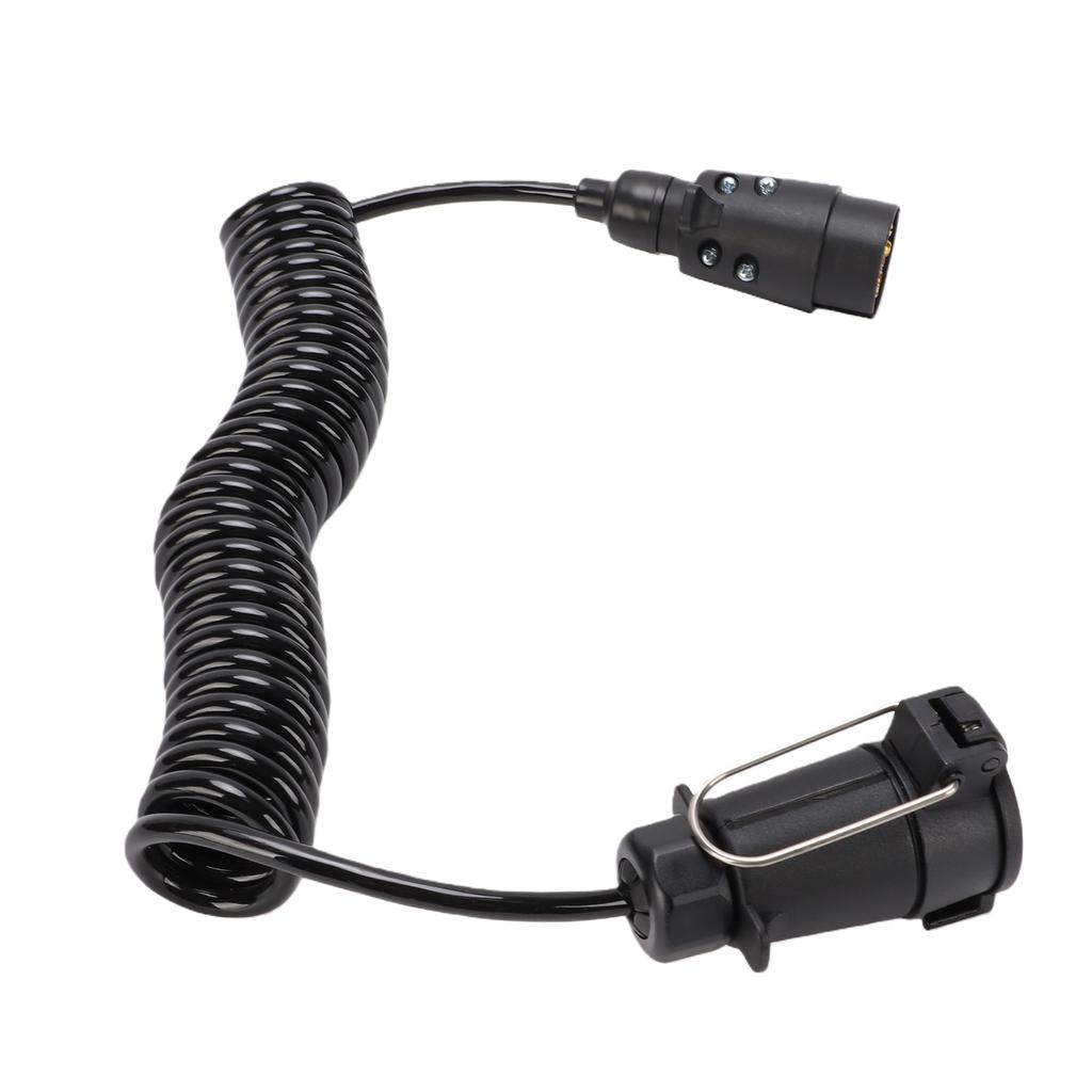 Trailer Extension Cord 9.84FT Length 7 Pin Plug and Socket Gooseneck Trailers Truck Bed Electrical Wire for RV
