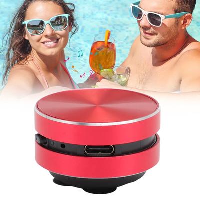 Wireless Speaker With Double Driver Bass Sound Bone Conduction Suction Mount For Car Home Outdoor Entertainment Radio