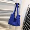 Koreanische Version von großer Einkaufstasche lässige Handtasche Cord-Tragetasche einfache Retro-Schultertasche für Damen