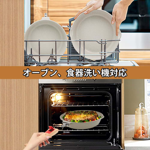 RANXINGST 28cm Deep Frying Pan with Lid, Induction & Gas Compatible, with Spout, Non-Stick Teflon Coating, Easy to Clean, Oven & Dishwasher Safe, Remo