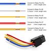 Car Relay With Harness, 5Pin 80A Relay On/Off Normally Open SPDT Relay Socket Plug JD2912-1Z-12VDC 80A 14VDC Accessories
