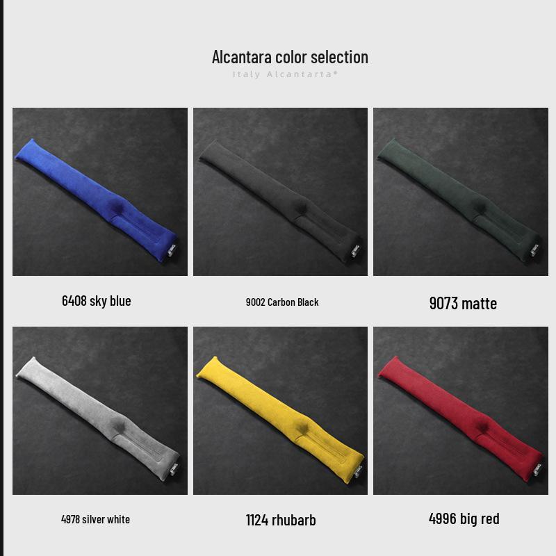 Universal Alcantara Suede Car Seat Gap Filler Strip - Leakproof Interior Accessory