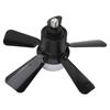 Deckenventilator mit Licht 3 Farben Dimmbar Leise LED Deckenventilatorlampe E26 Schraubsockel Timer