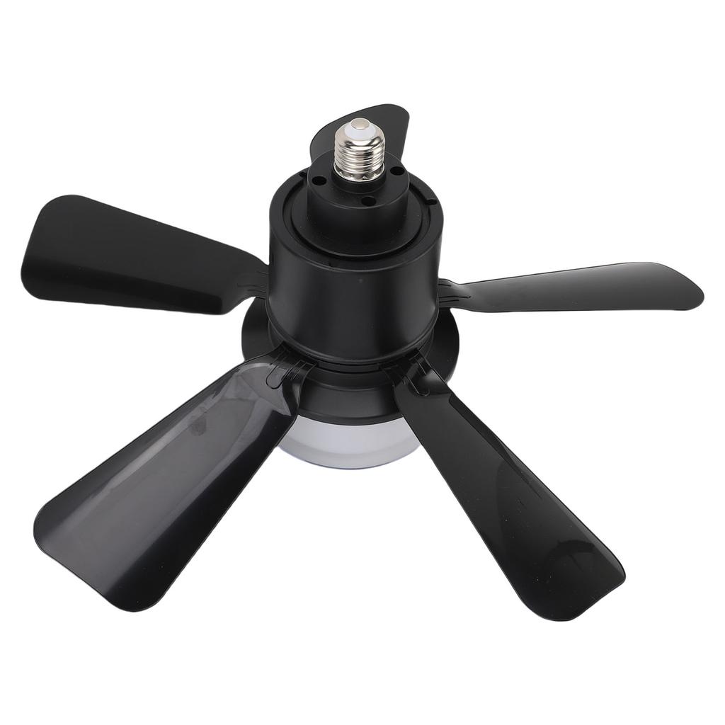 Deckenventilator mit Licht 3 Farben Dimmbar Leise LED Deckenventilatorlampe E26 Schraubsockel Timer